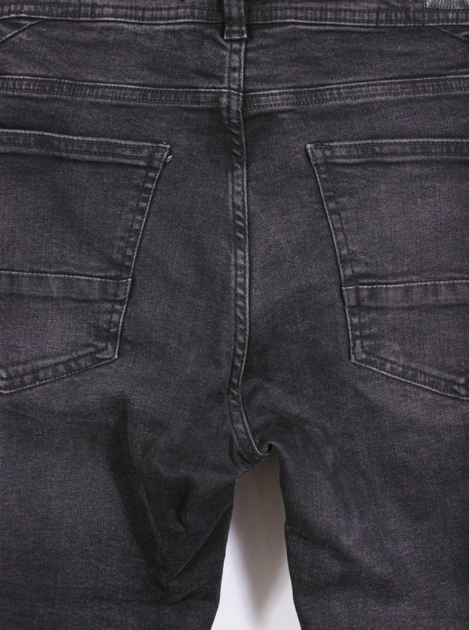Jeans skinny negro desgastado | Talla 46