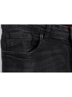 Jeans skinny negro desgastado | Talla 46