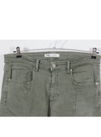 Pantalón cargo verde bolsillos laterales ajuste tobillo | Talla 44