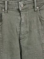 Pantalón cargo verde bolsillos laterales ajuste tobillo | Talla 44