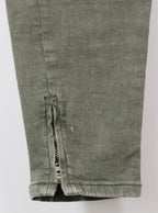 Pantalón cargo verde bolsillos laterales ajuste tobillo | Talla 44