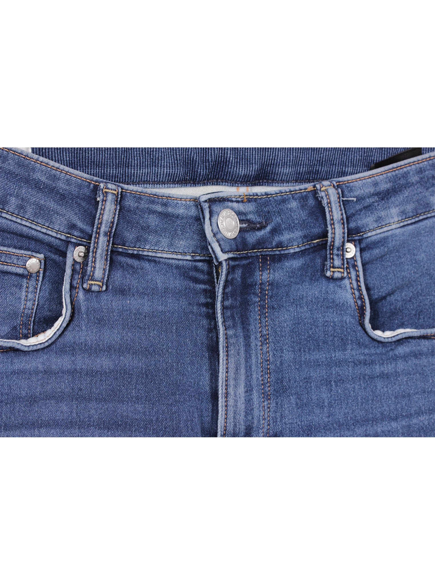 Pantalón denim regular fit clásico lavado medio | Talla 34/32