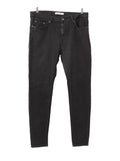 Jeans negro slim clásico tiro medio básico | Talla 44