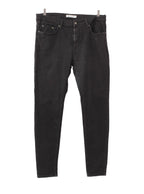 Jeans negro slim clásico tiro medio básico | Talla 44