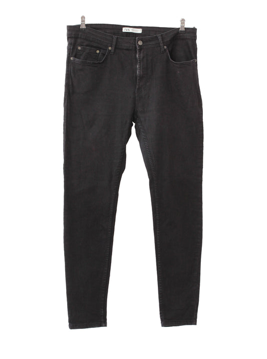Jeans negro slim clásico tiro medio básico | Talla 44