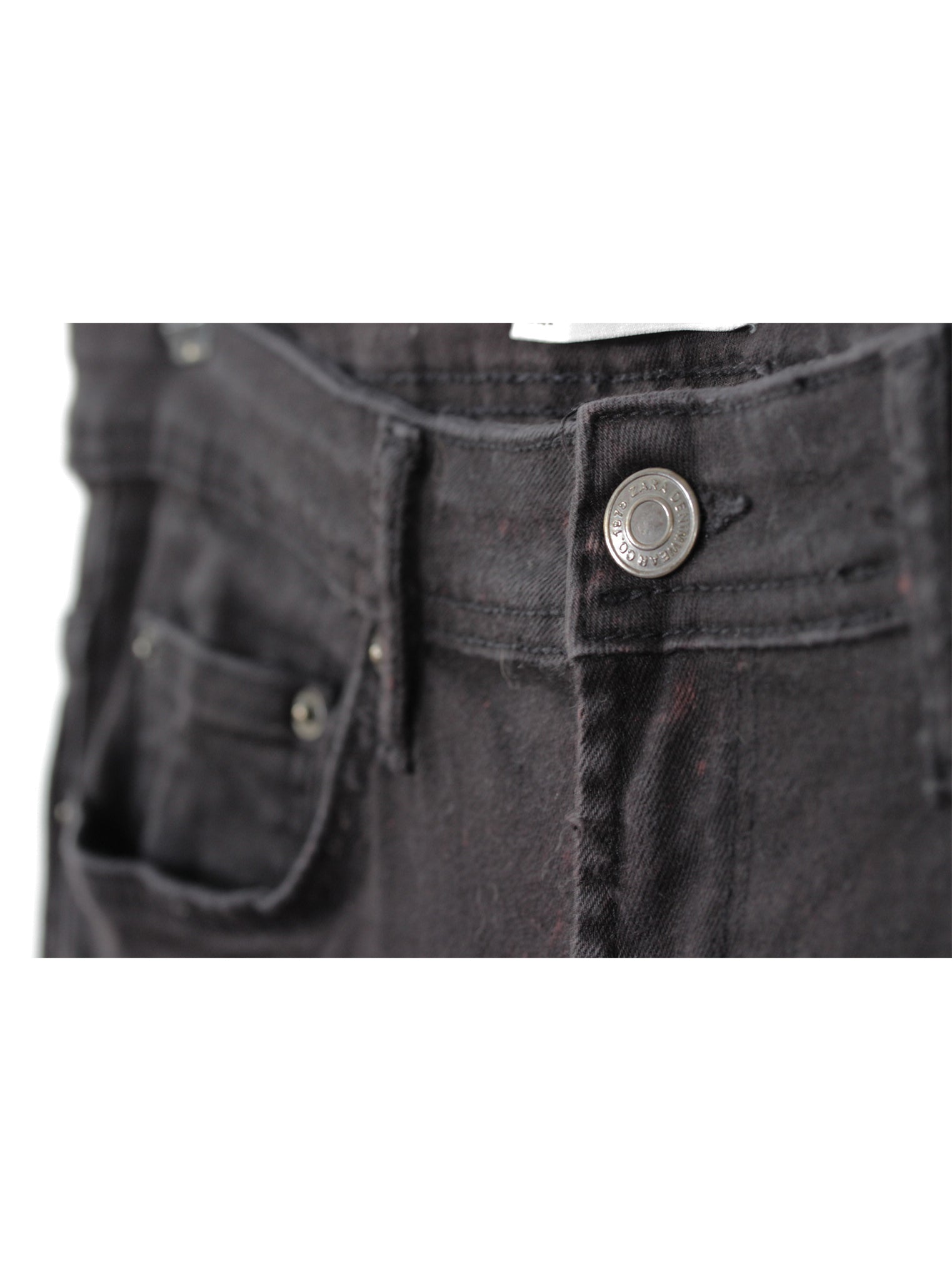 Jeans negro slim clásico tiro medio básico | Talla 44