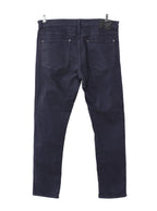 Jeans azul oscuro slim tiro medio uso casual | Talla 46