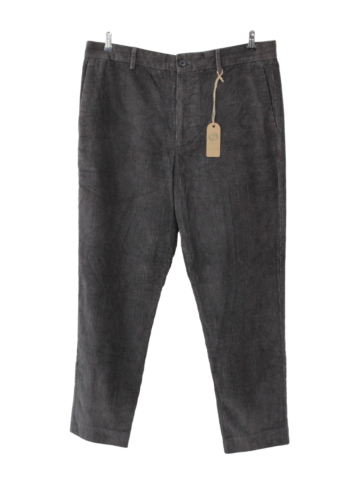 Pantalón cotelé recto textura gruesa clásico | Talla 46