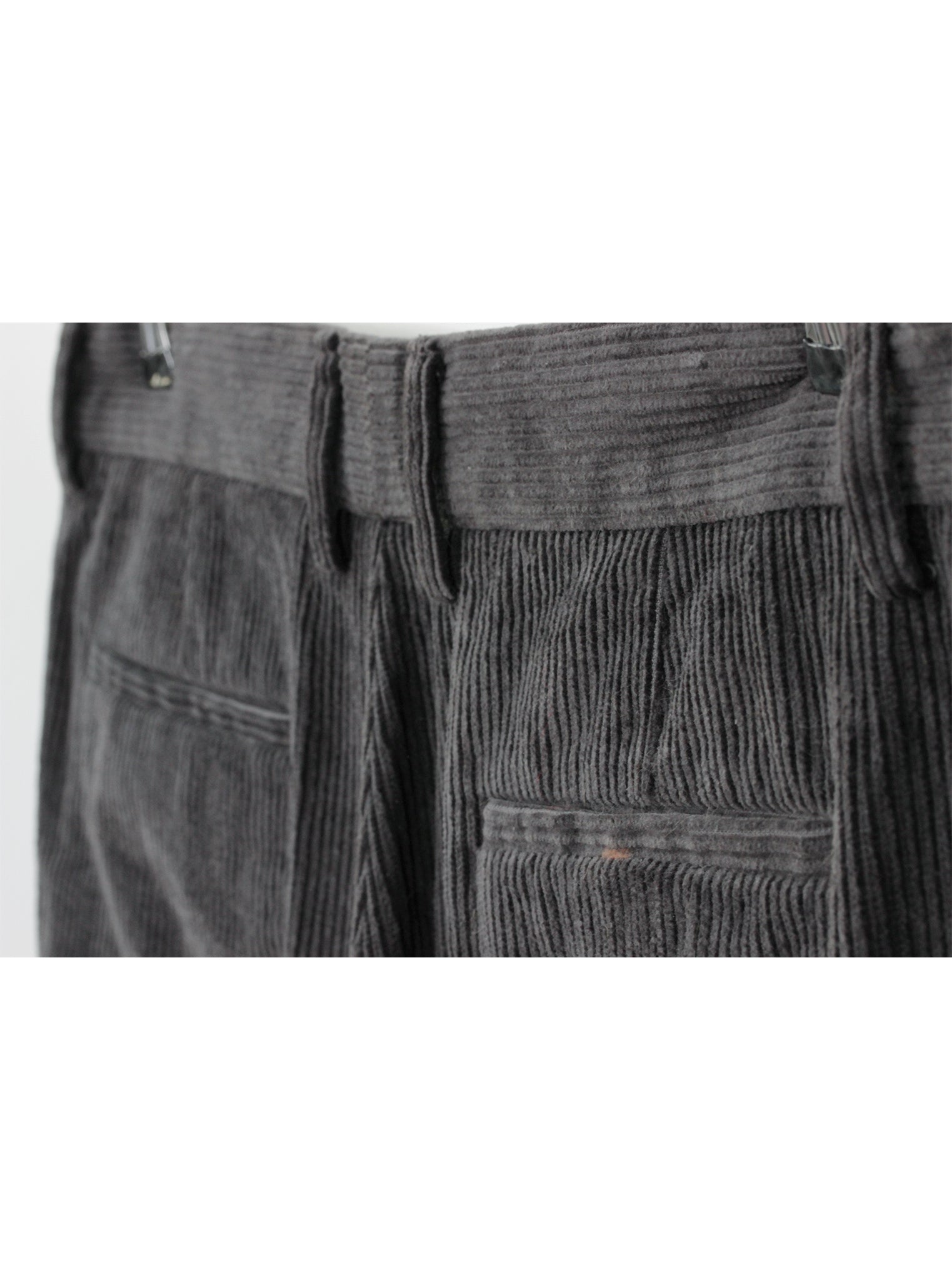 Pantalón cotelé recto textura gruesa clásico | Talla 46