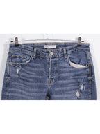 Jeans slim fit desgastados azul claro | Talla 44