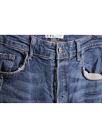 Jeans slim fit desgastados azul claro | Talla 44