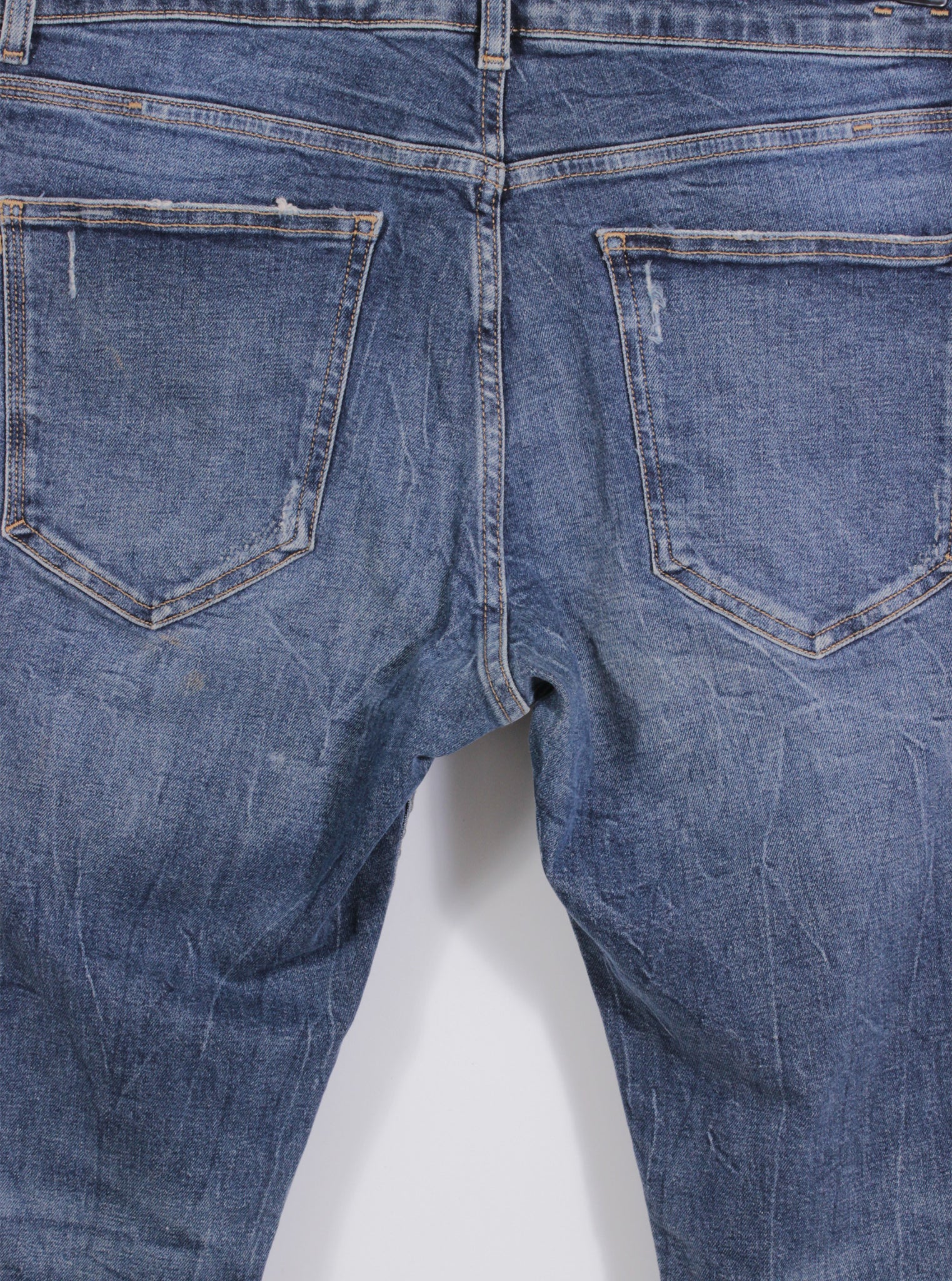 Jeans slim fit desgastados azul claro | Talla 44