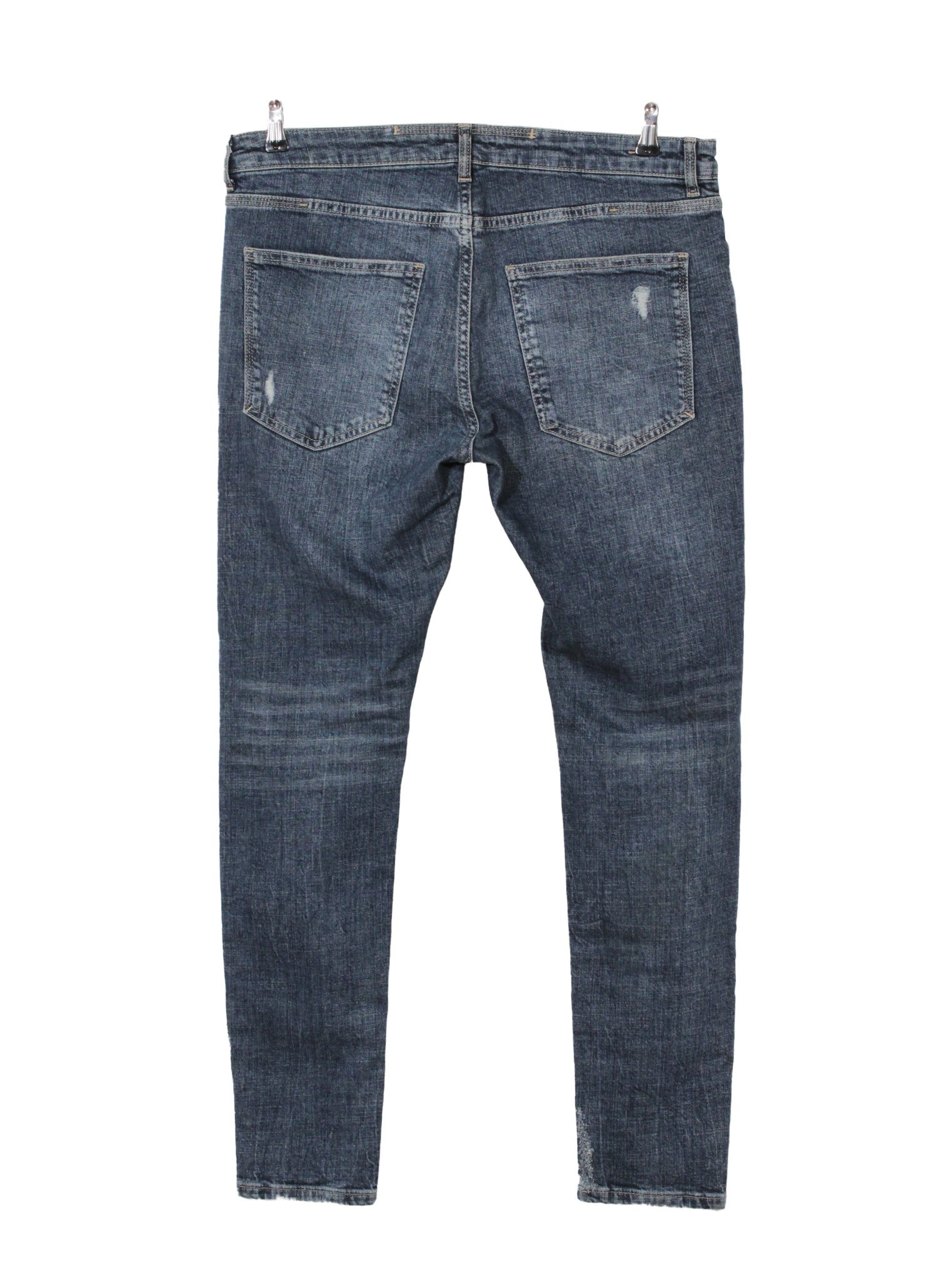 Jeans skinny desgastados tiro medio | Talla 44