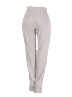 Leggings cotelé crema pinzado | Talla 40 aprox