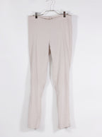 Leggings cotelé crema pinzado | Talla 40 aprox