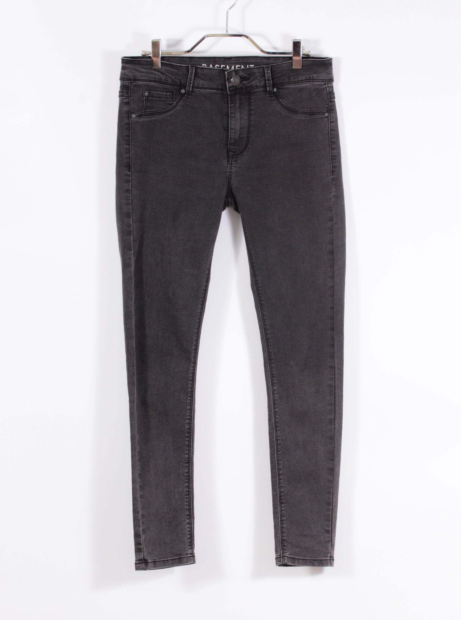 Jeans negros skinny elasticados | Talla 40