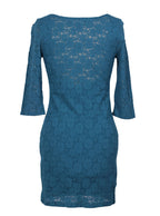 Vestido encaje mangas 3/4 ajustado | Talla L