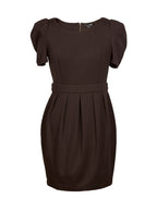 Vestido Corto Manga Abullonada | Talla M