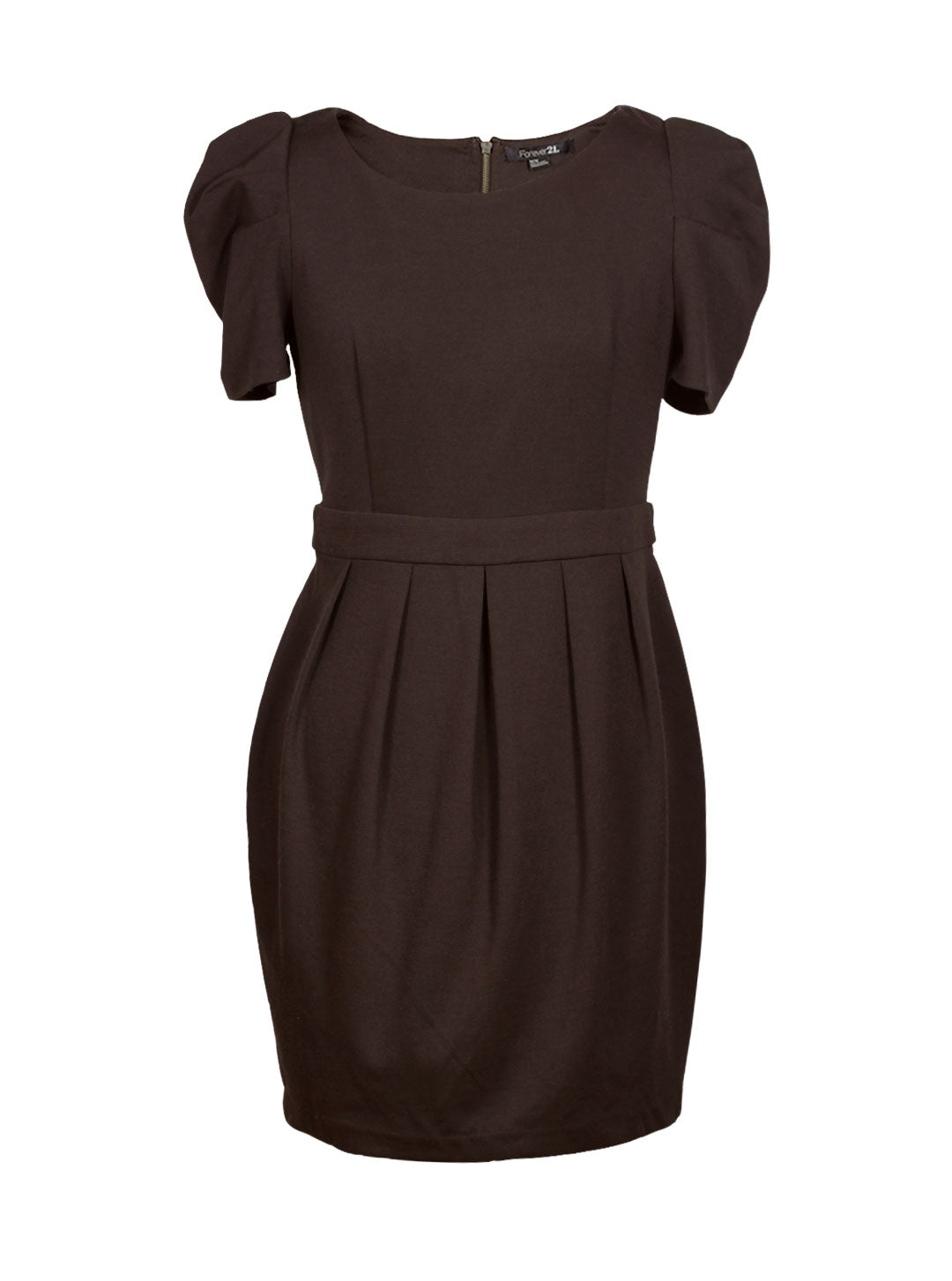 Vestido Corto Manga Abullonada | Talla M