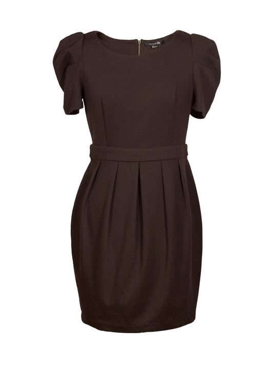 Vestido Corto Manga Abullonada | Talla M