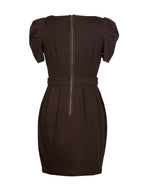 Vestido Corto Manga Abullonada | Talla M