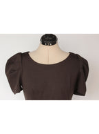 Vestido Corto Manga Abullonada | Talla M