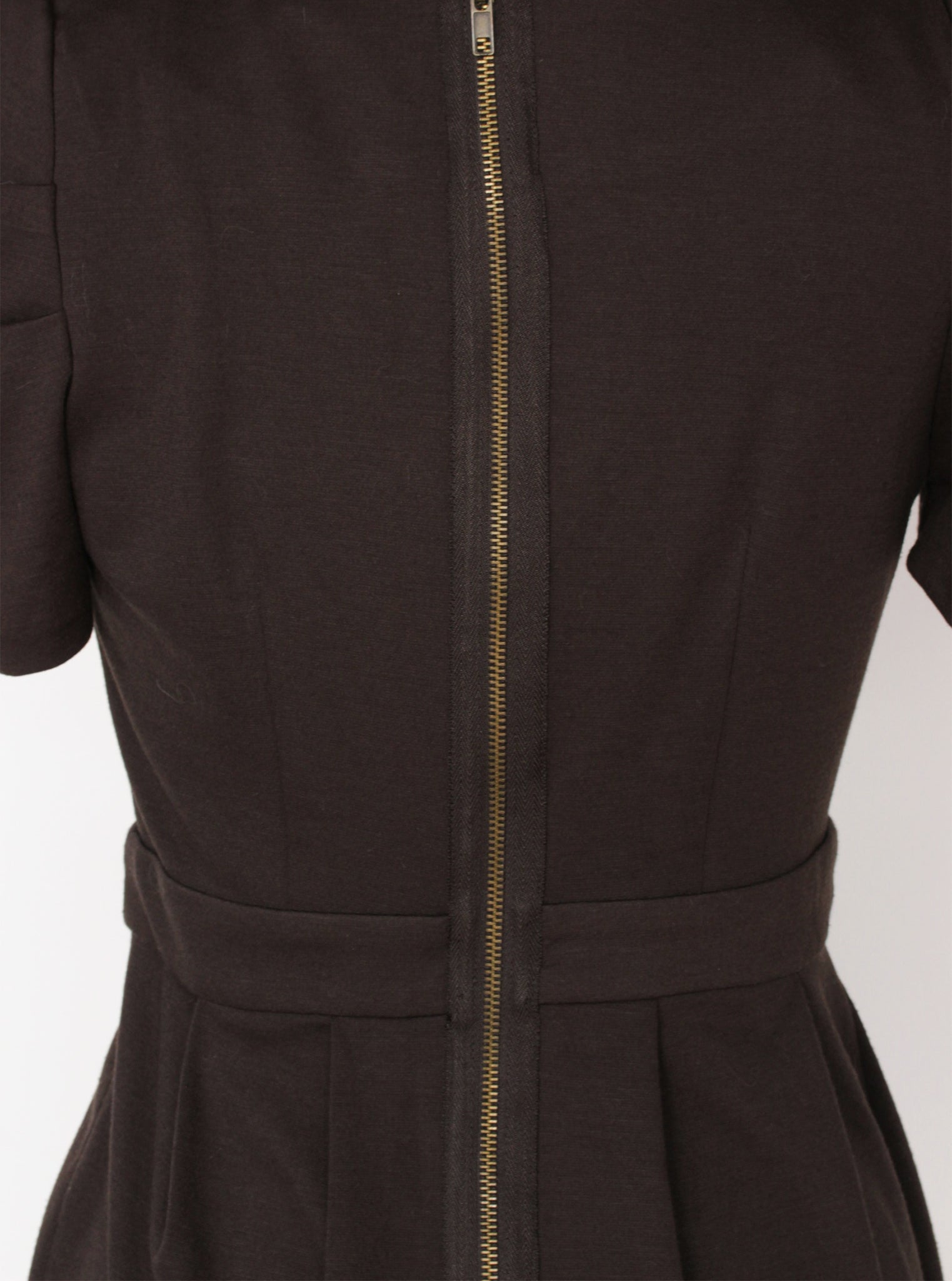 Vestido Corto Manga Abullonada | Talla M