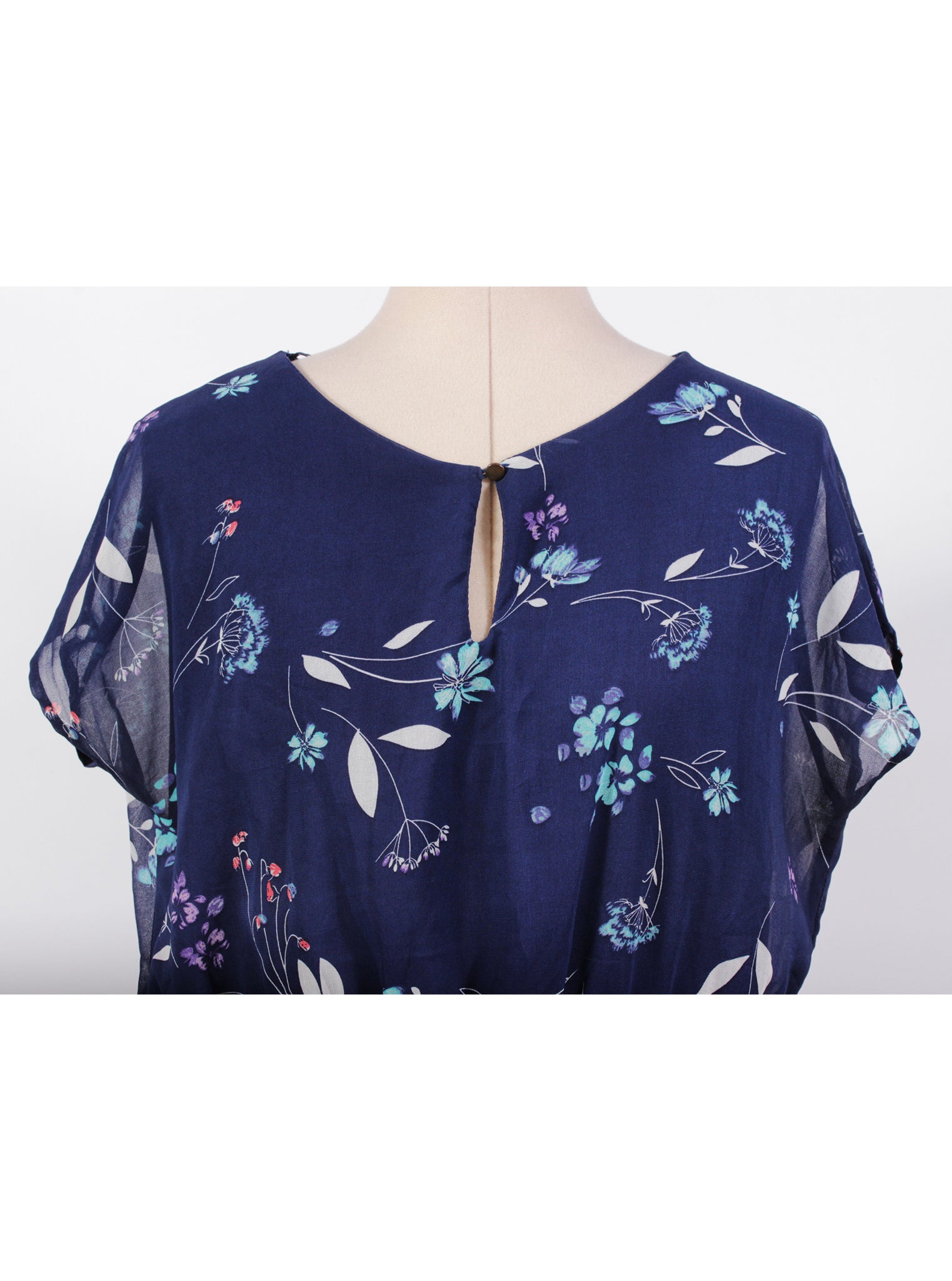 Vestido Suelto Estampado Floral | Talla XL