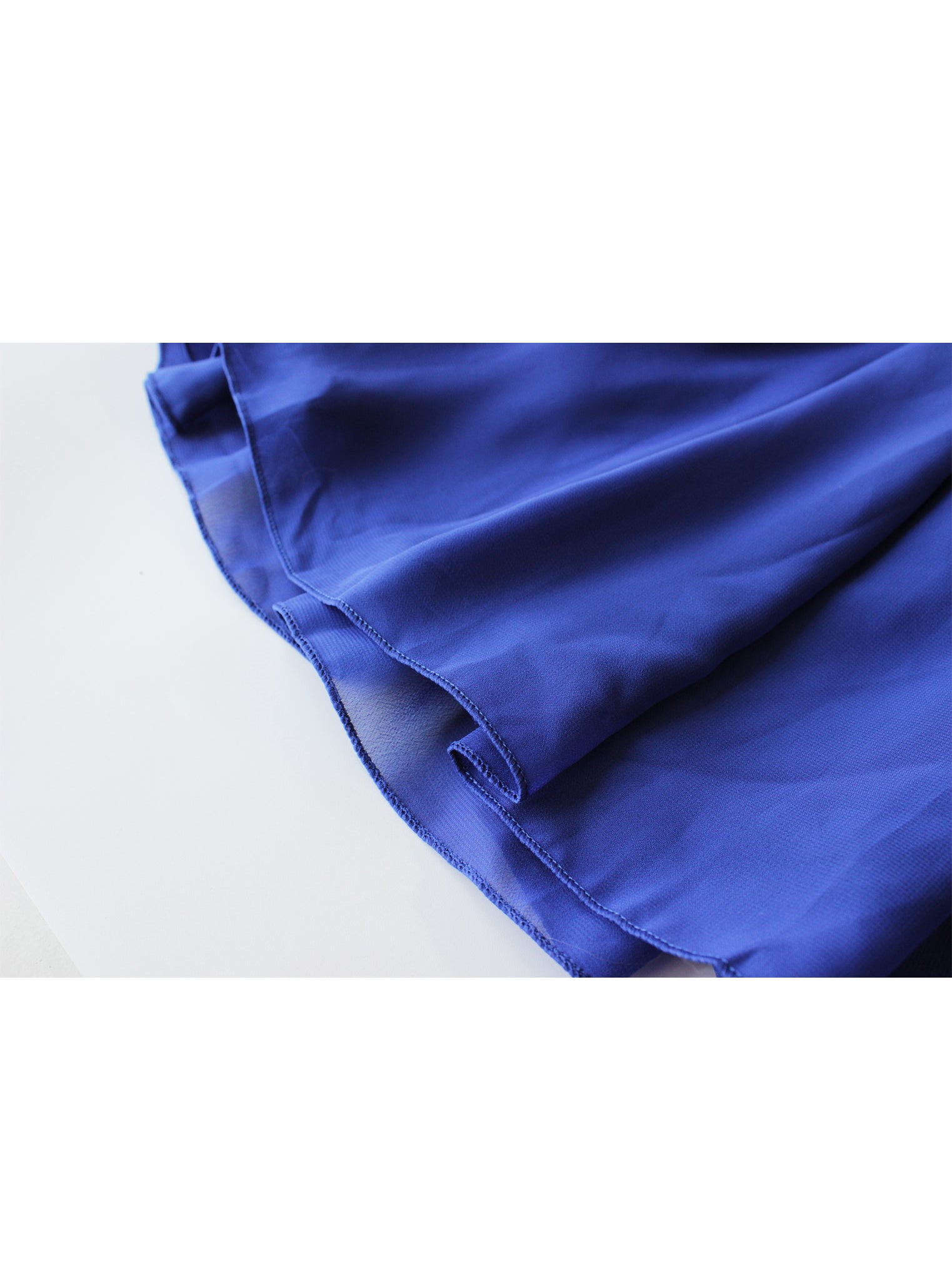 Falda corta gasa doble capa con pretina elástica | Talla S-M