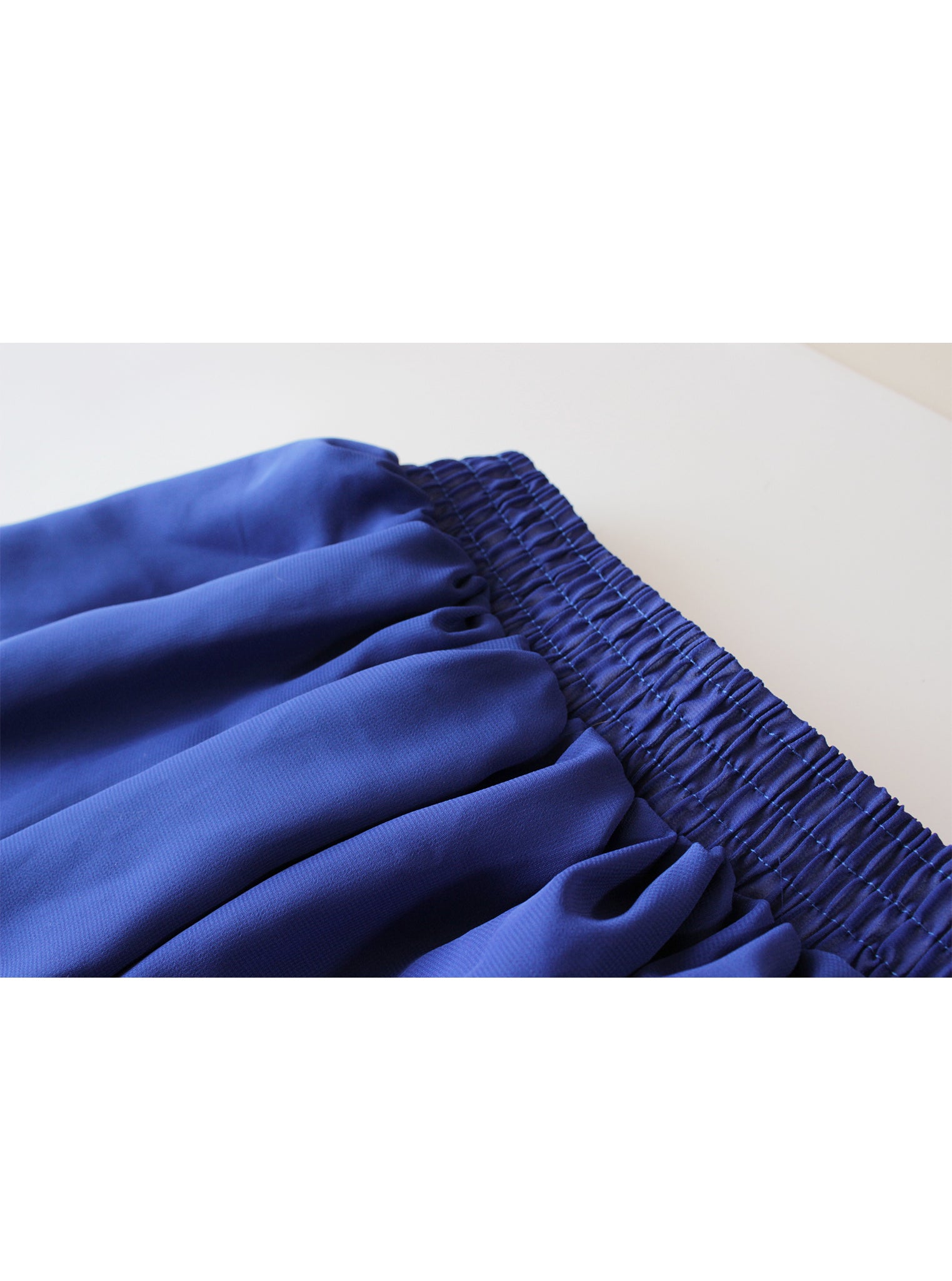 Falda corta gasa doble capa con pretina elástica | Talla S-M