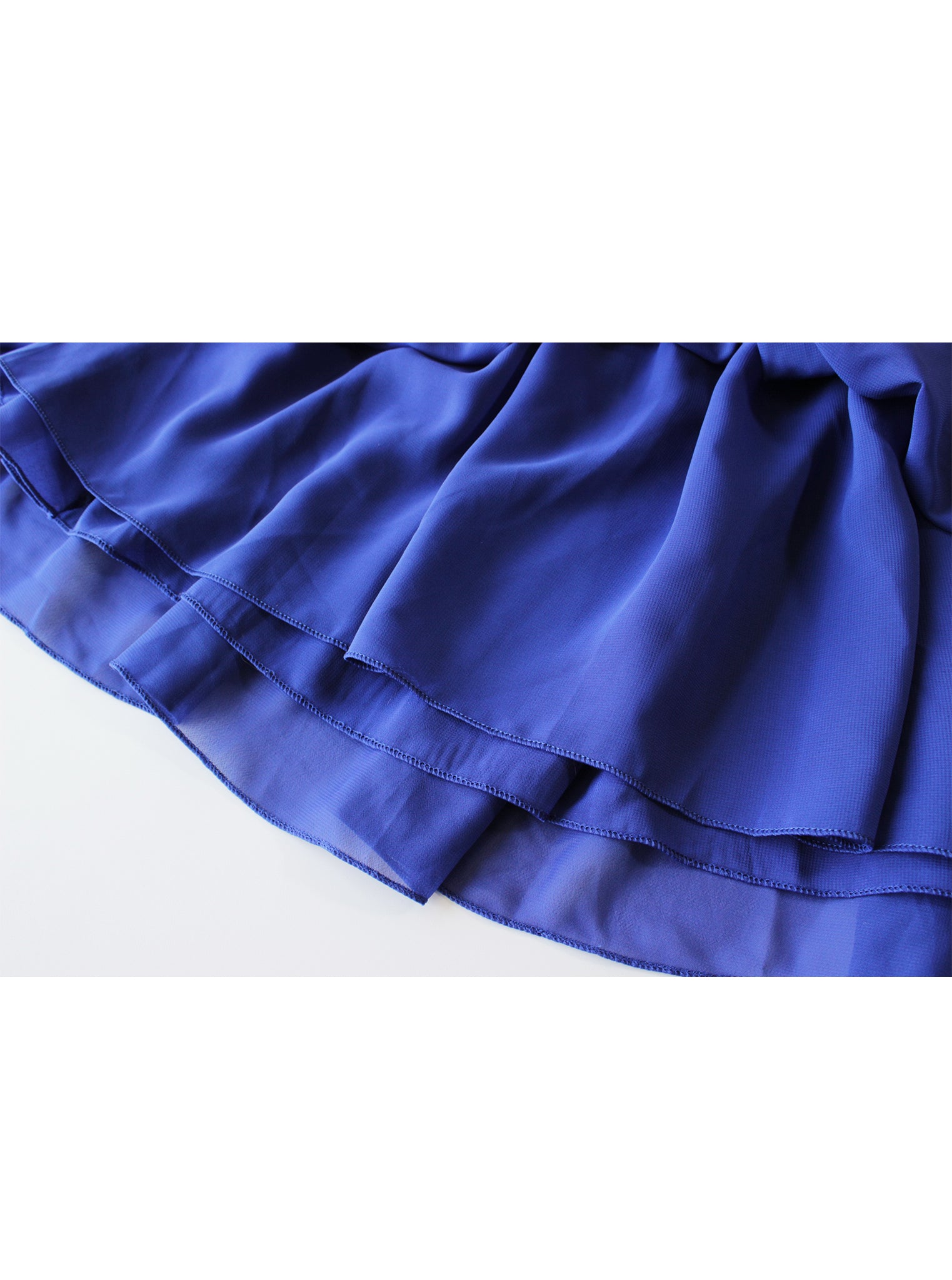 Falda corta gasa doble capa con pretina elástica | Talla S-M