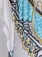 Túnica estampada ligera con lazo ajustable y caída fluida | Talla XL