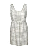 Vestido Corto Cuadro Texturado | Talla L