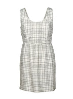 Vestido Corto Cuadro Texturado | Talla L