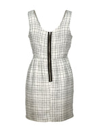 Vestido Corto Cuadro Texturado | Talla L