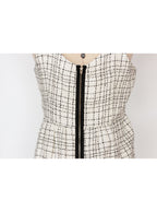Vestido Corto Cuadro Texturado | Talla L