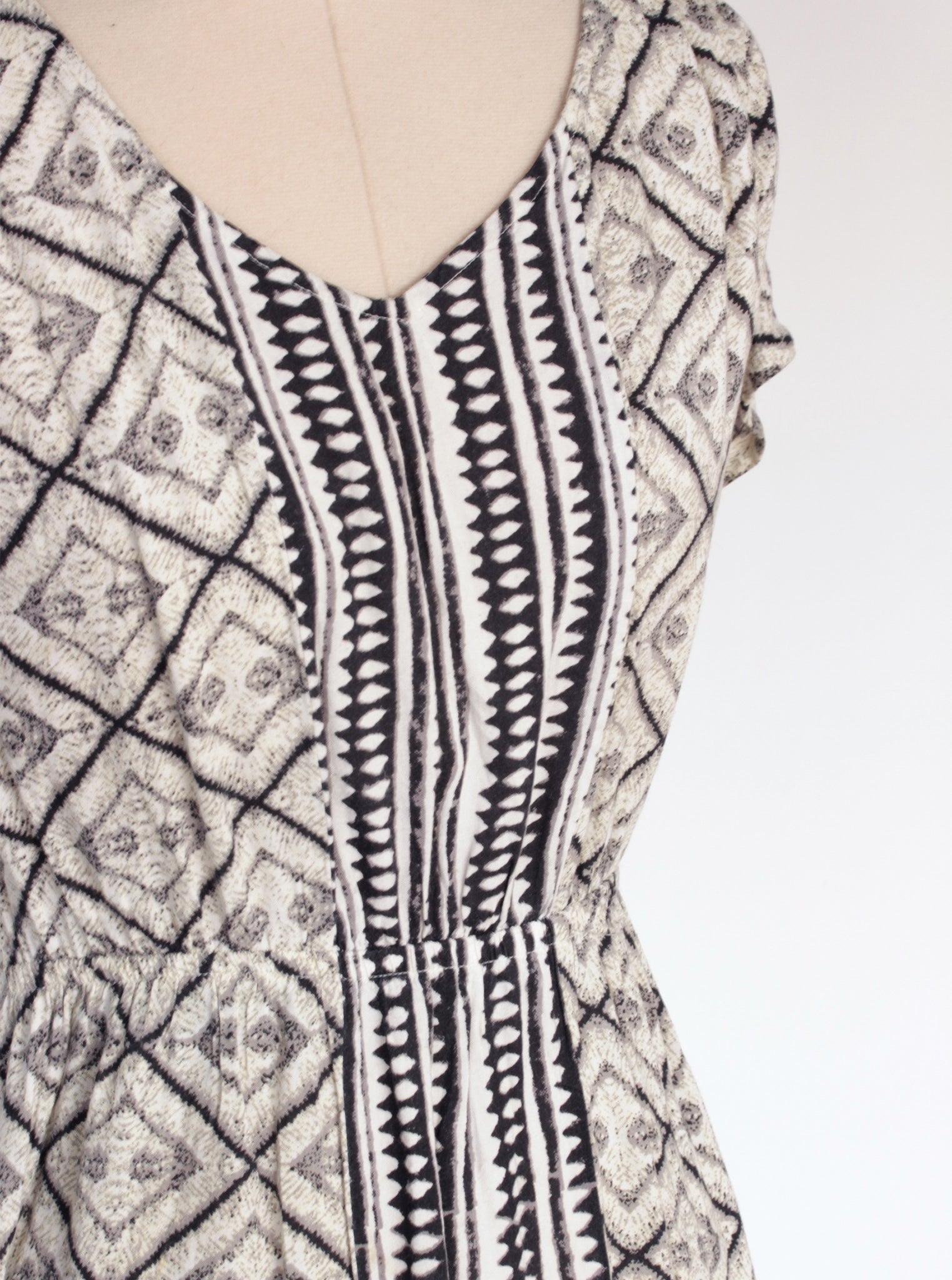 Vestido largo estampado étnico | Talla S