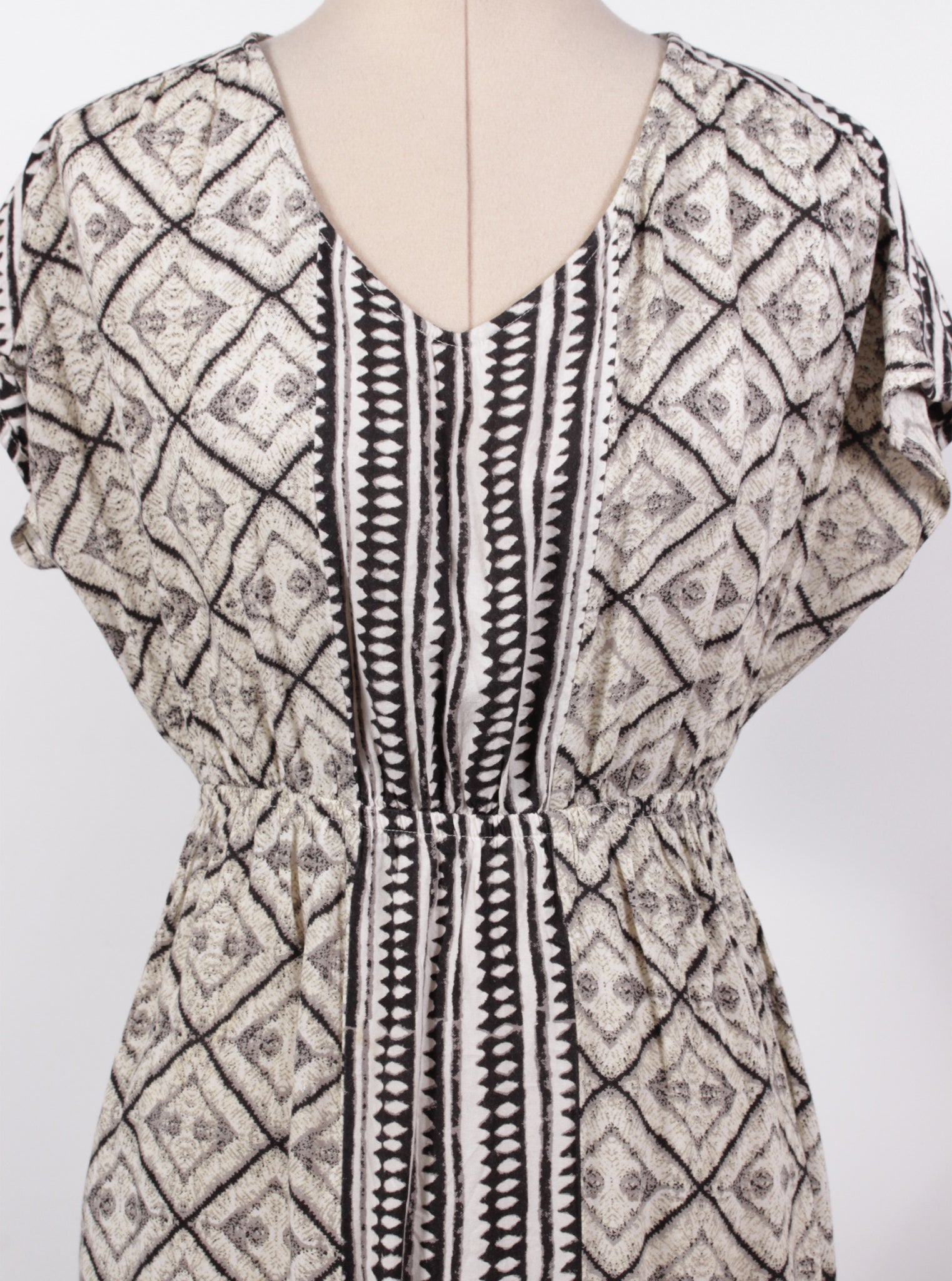 Vestido largo estampado étnico | Talla S