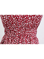 Vestido solera floral con tirantes | Talla S