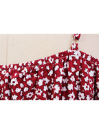 Vestido solera floral con tirantes | Talla S