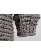 Vestido tejido grueso cuello alto pompones | Talla M