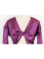Vestido satinado corte frontal | Talla M