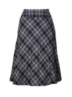 Falda midi cuadrillé evasé | Talla S