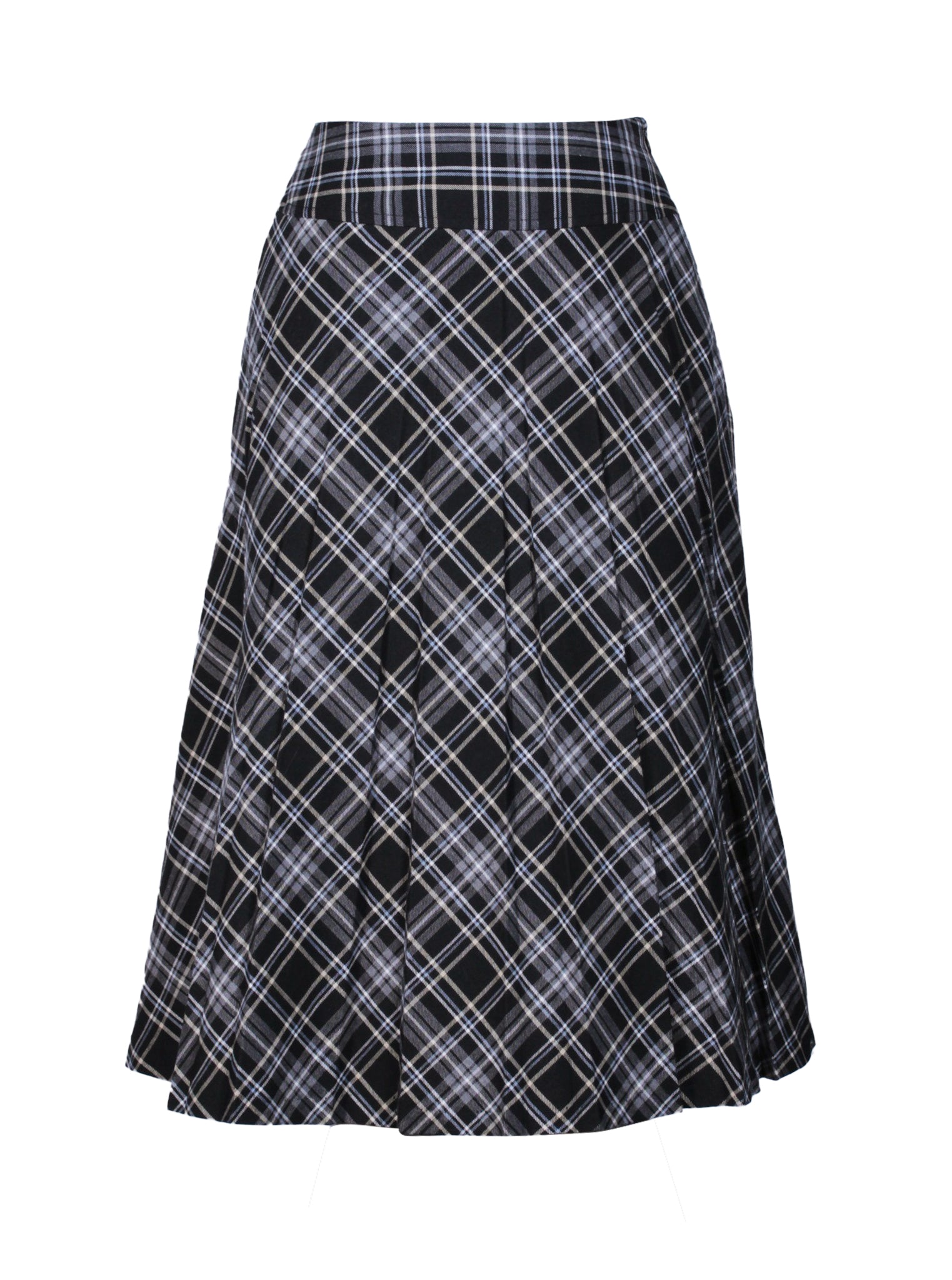 Falda midi cuadrillé evasé | Talla S