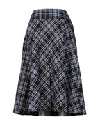 Falda midi cuadrillé evasé | Talla S