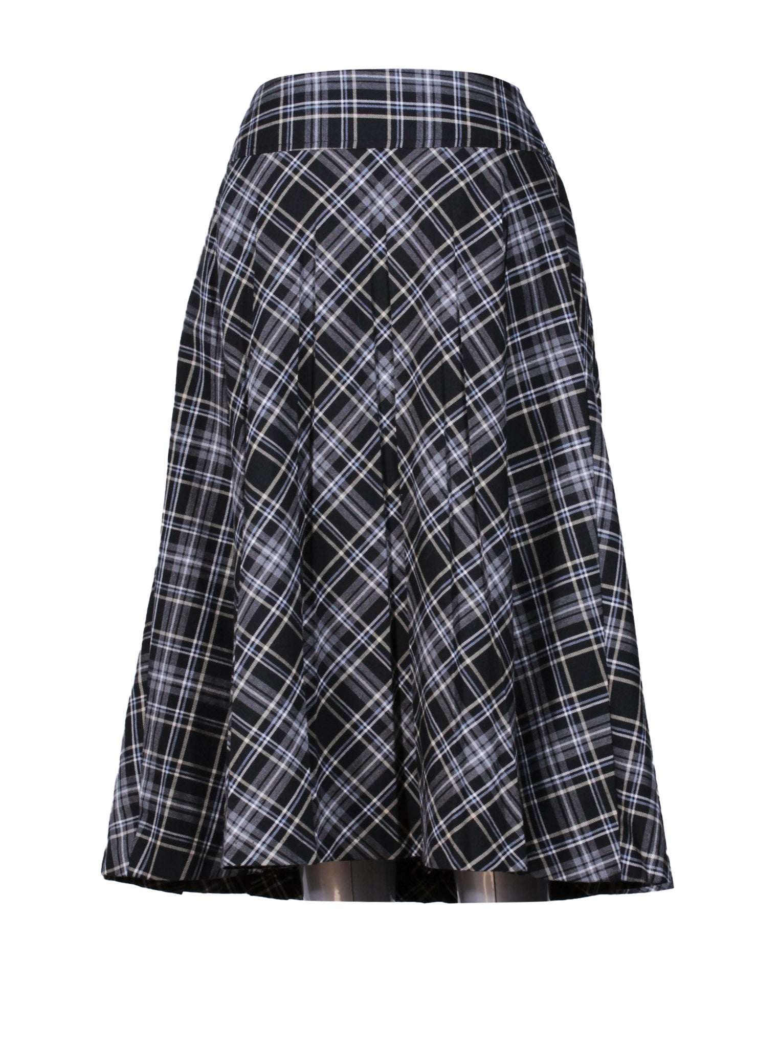 Falda midi cuadrillé evasé | Talla S