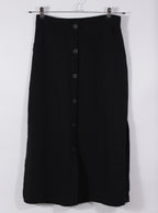 Falda midi abotonada con bolsillos | Talla Única