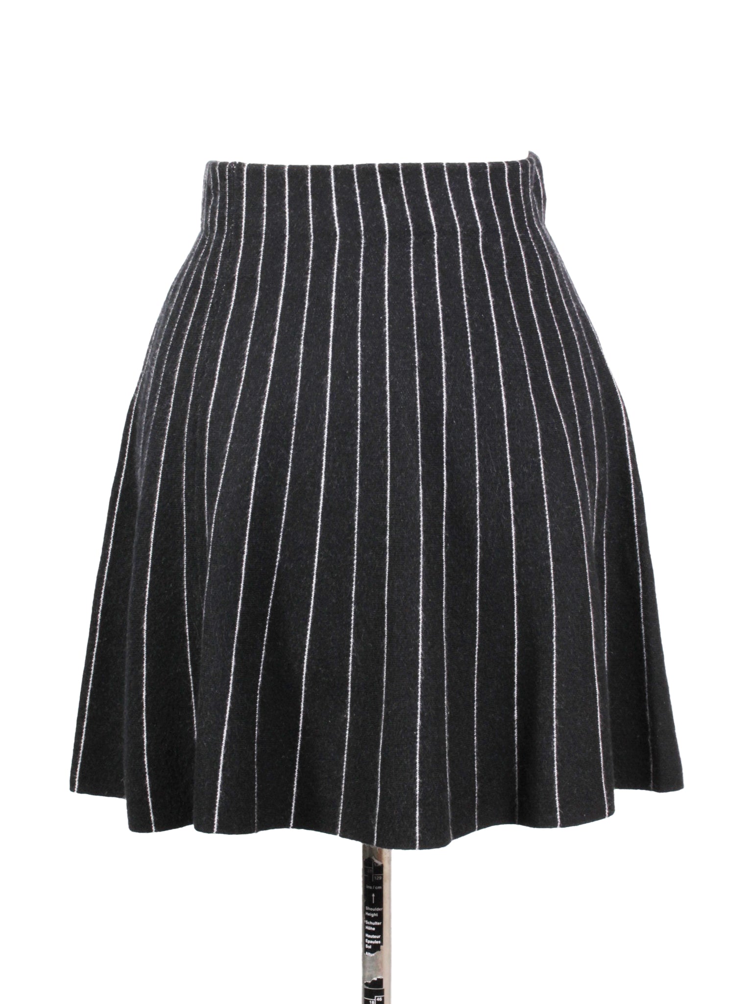 Falda skater rayada de punto | Talla M