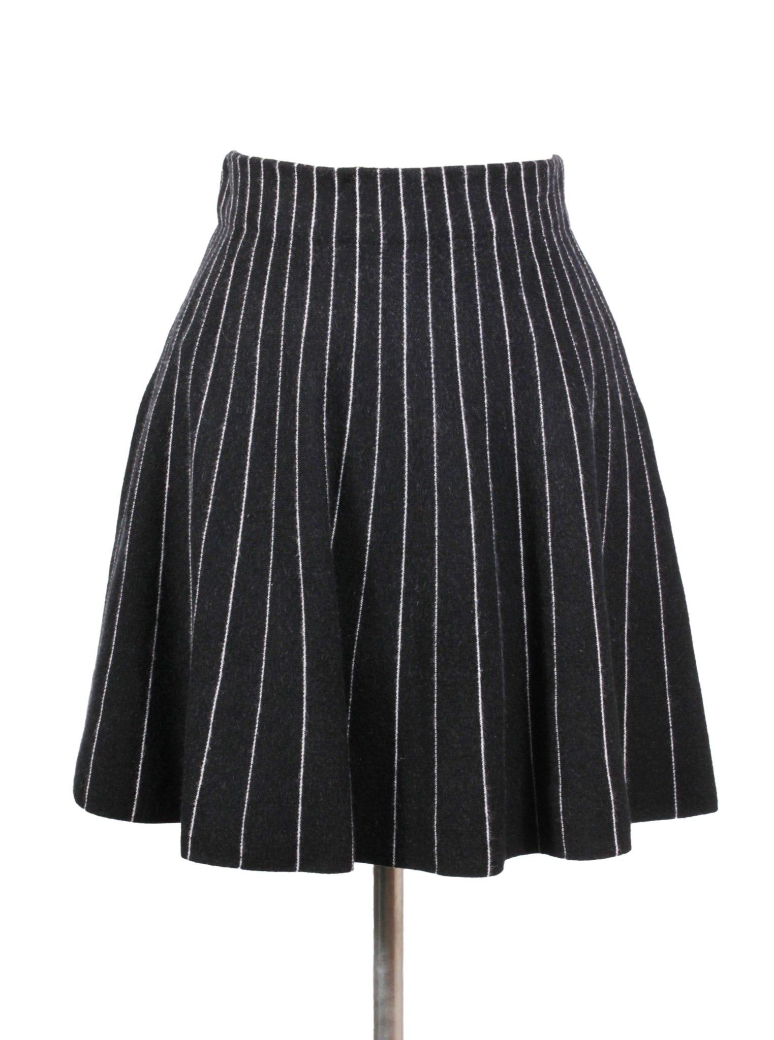Falda skater rayada de punto | Talla M