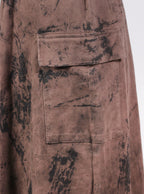 Falda midi textura fluida pretina elasticada | Talla 46